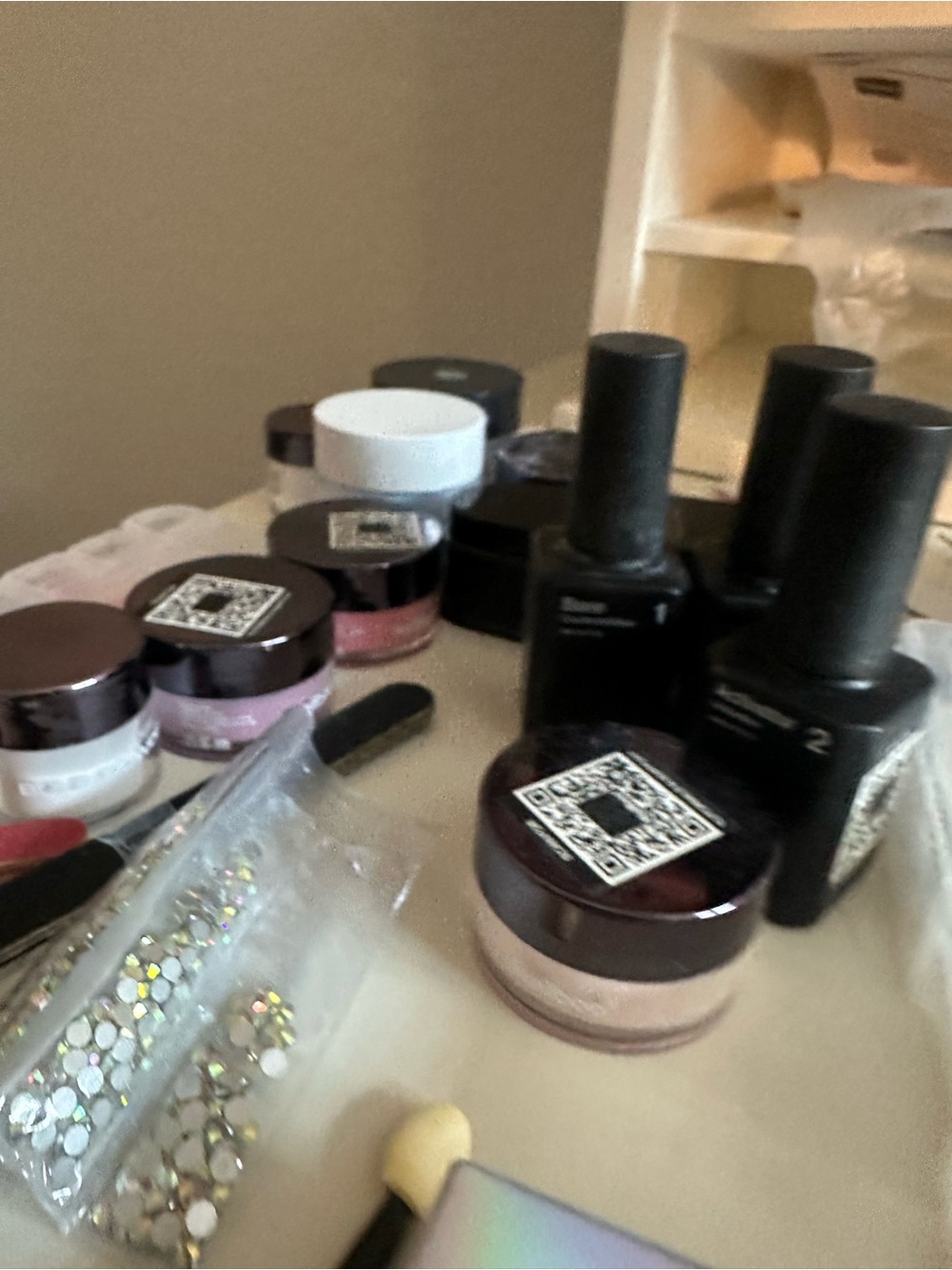 Dip nail set. Diy nails kit